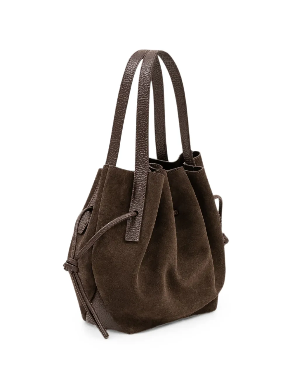Yuzefi SCALLOP TOTE SUEDE Bruin