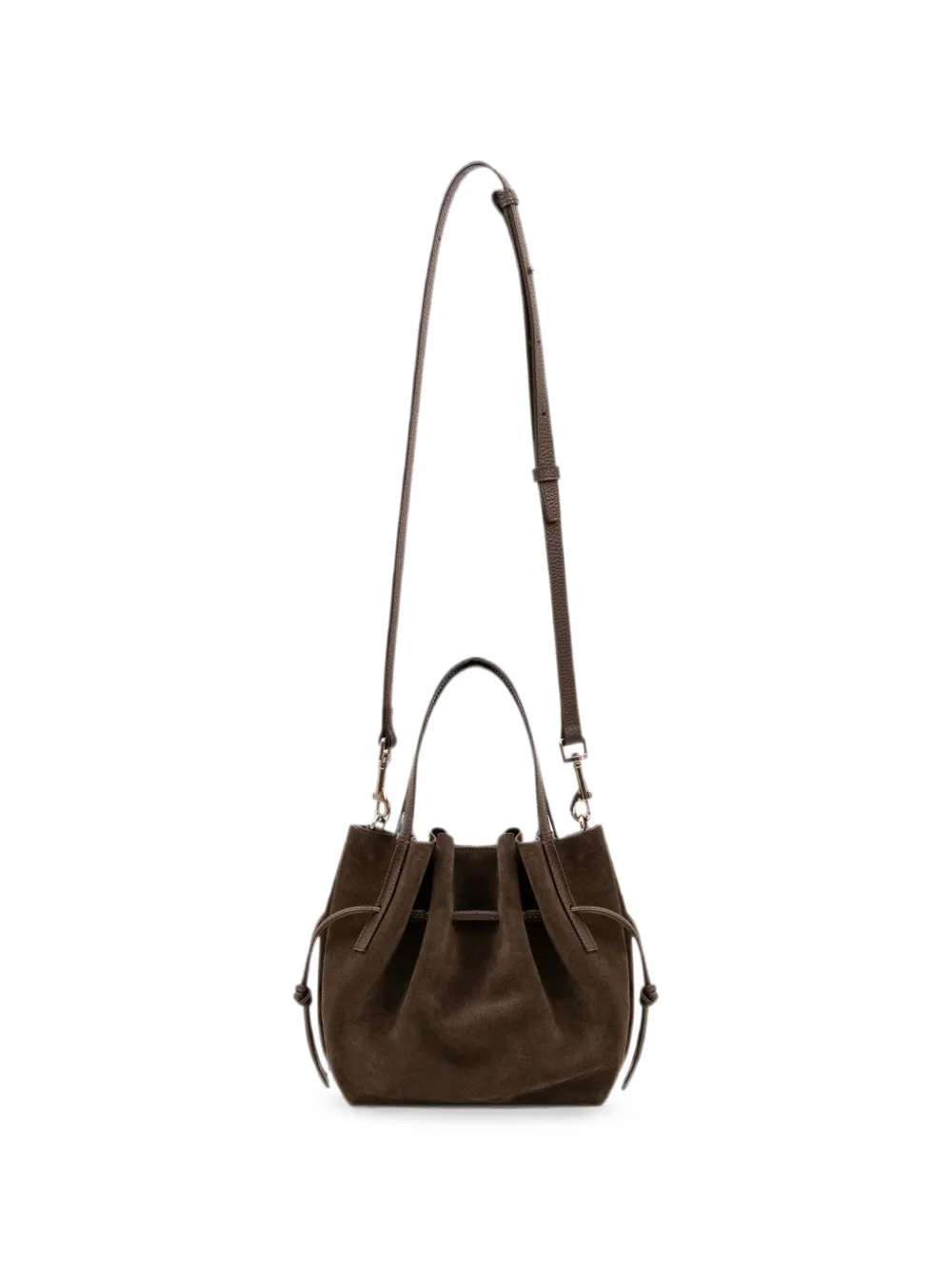 Yuzefi SCALLOP TOTE SUEDE Bruin