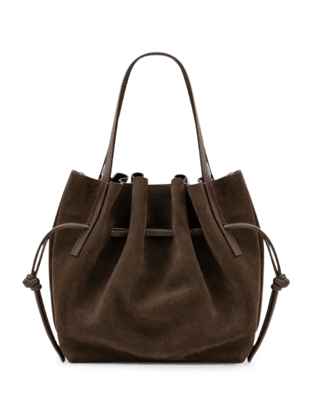 Yuzefi SCALLOP TOTE SUEDE Bruin