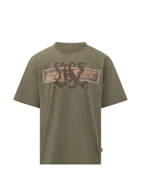 Diesel T-shirt with graphic-print and patches