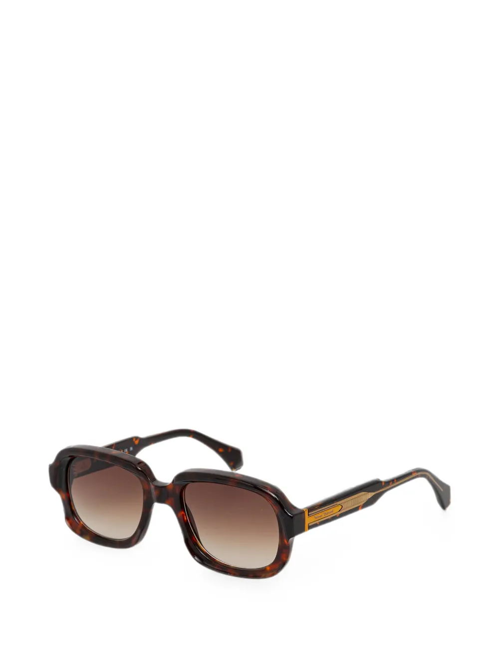 Vivienne Westwood Claude Sunglasses in Brown, view 2