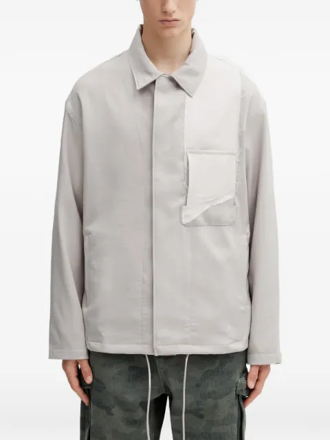 Y-3 Utility Bluson frayed-patchwork lightweight jacket