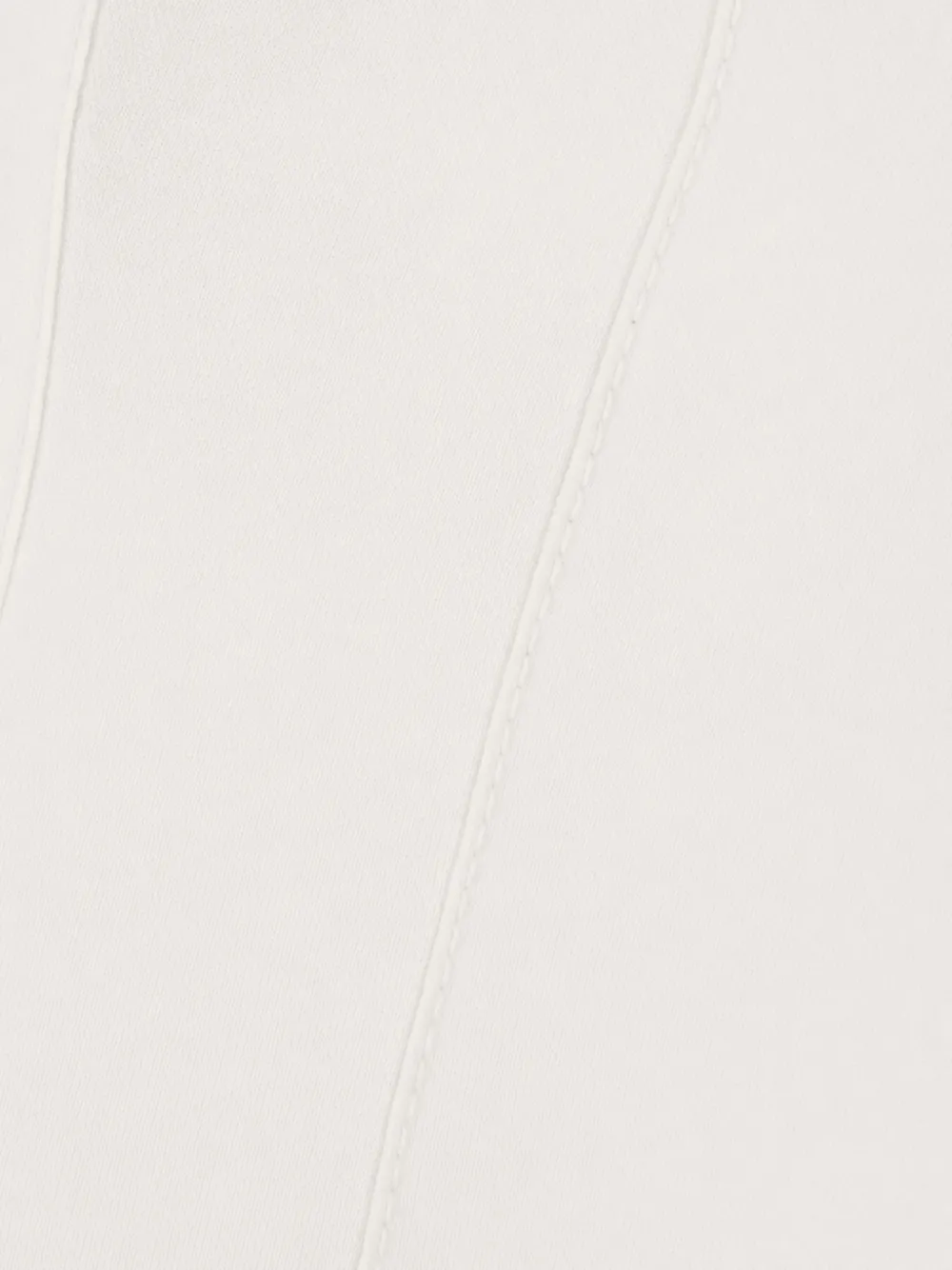 Moschino Midi-jurk met V-hals en ruche mouwen Wit