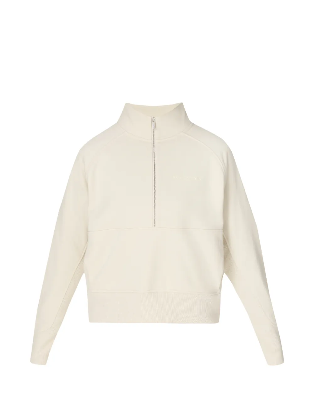 Sweaty Betty Felpa Revive con mezza zip - Toni neutri