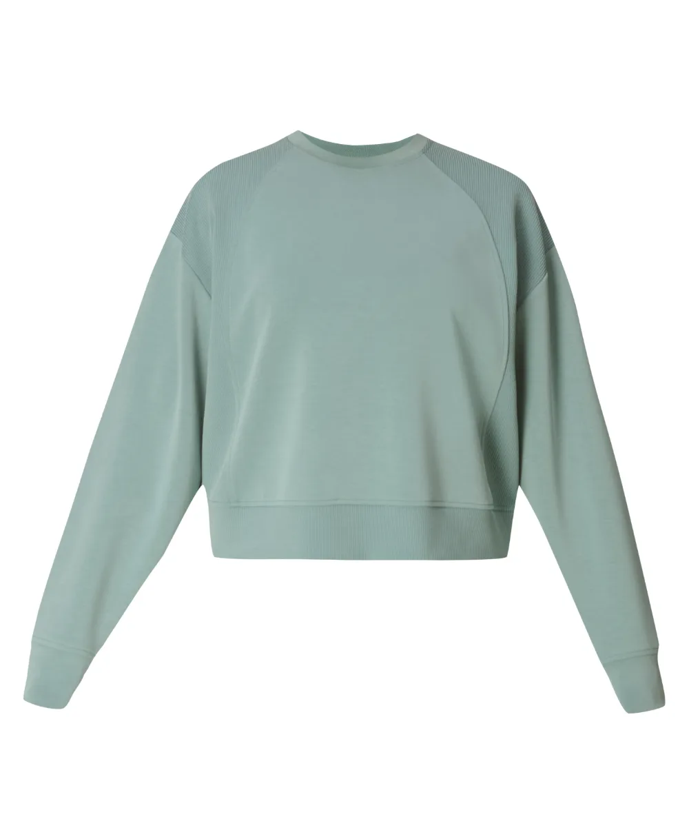 Sweaty Betty Felpa con maniche raglan - Verde