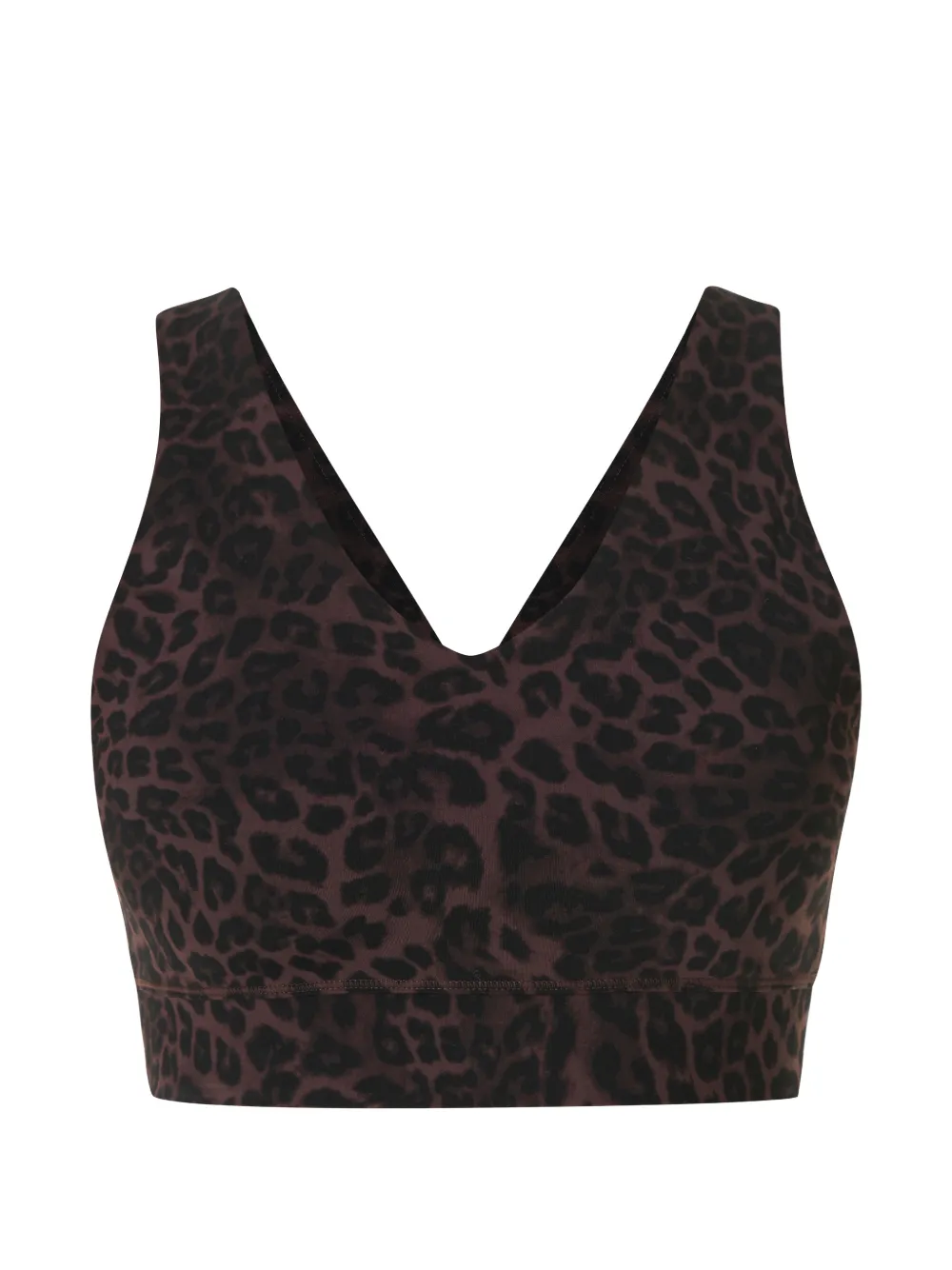 Sweaty Betty Ultimate Studio Yoga Voop leopard-print sports bra