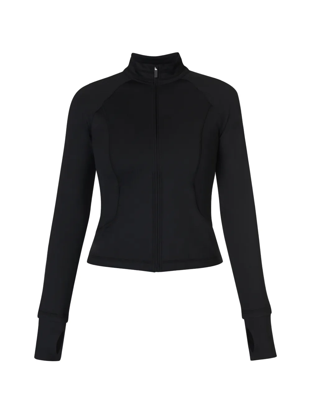 Sweaty Betty Giacca con maniche raglan e zip - Nero