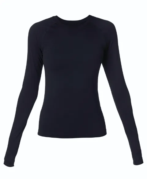 Sweaty Betty top manga larga sin costuras