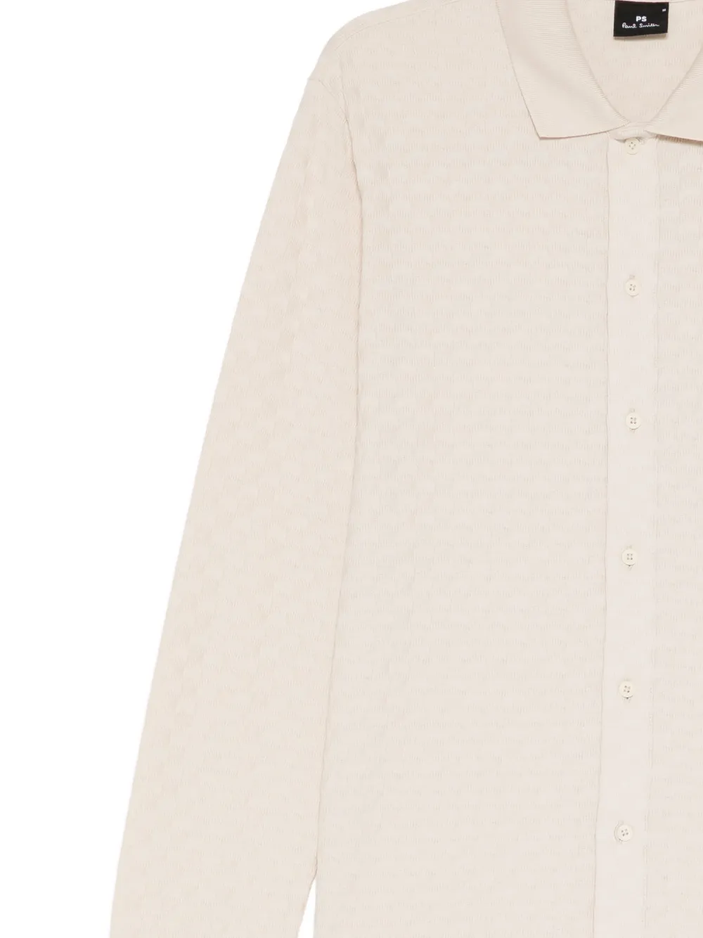 PS Paul Smith Geruit overhemd Beige