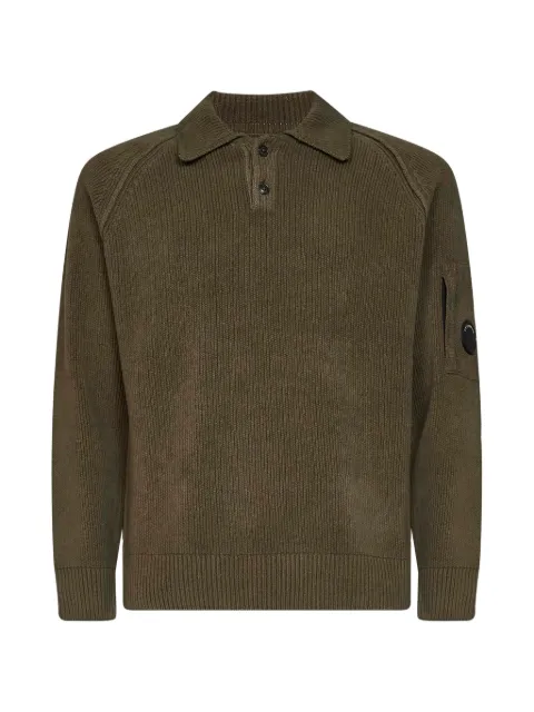 C.P. Company Lens-detail ribbed-knit sweater