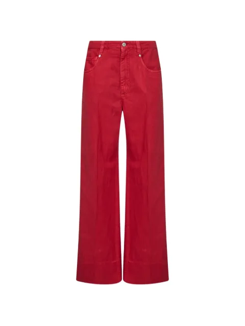 Brunello Cucinelli monili-embroidered flared jeans