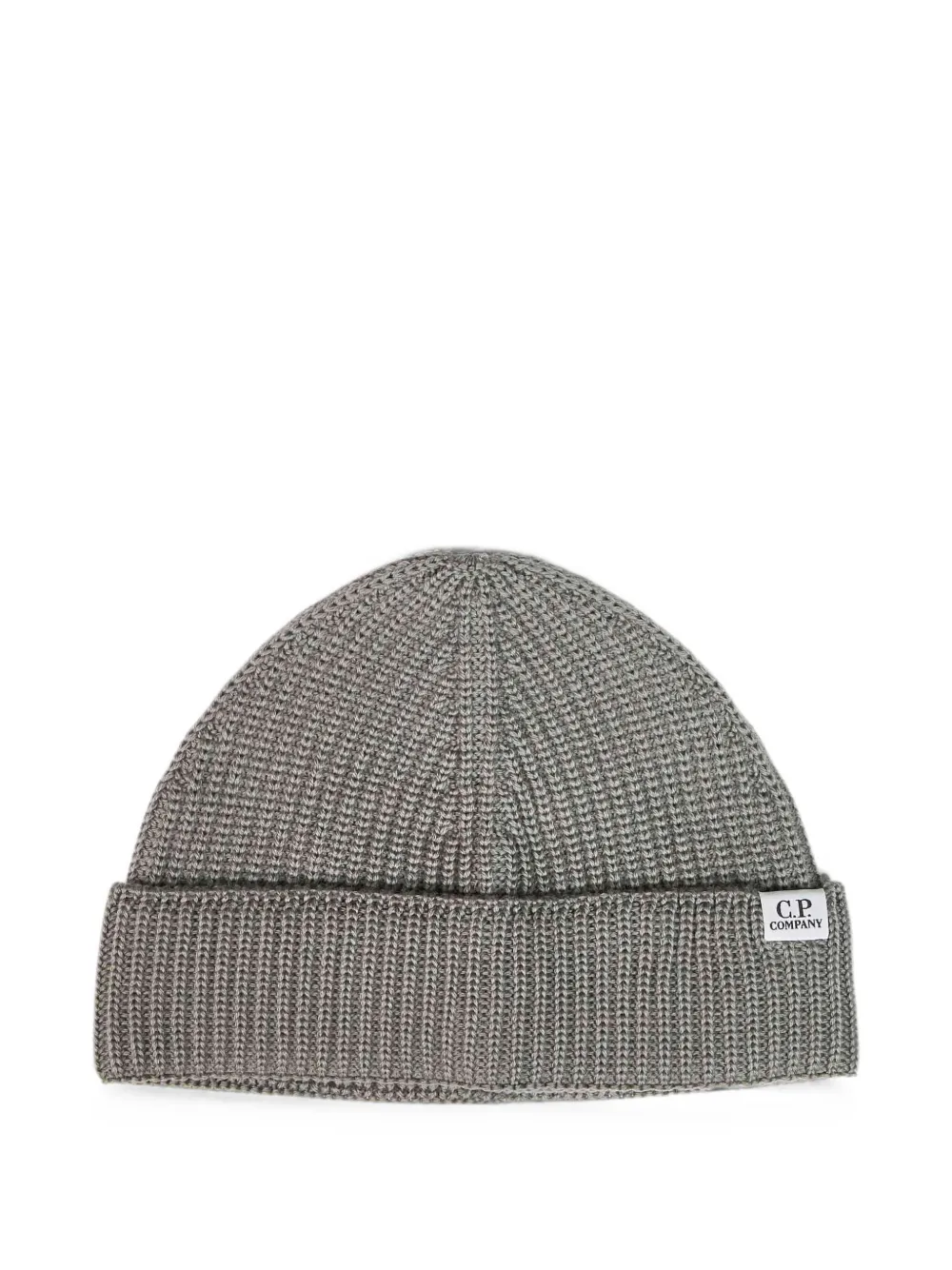 C.P. Company ribbed-knit beanie hat - Grigio