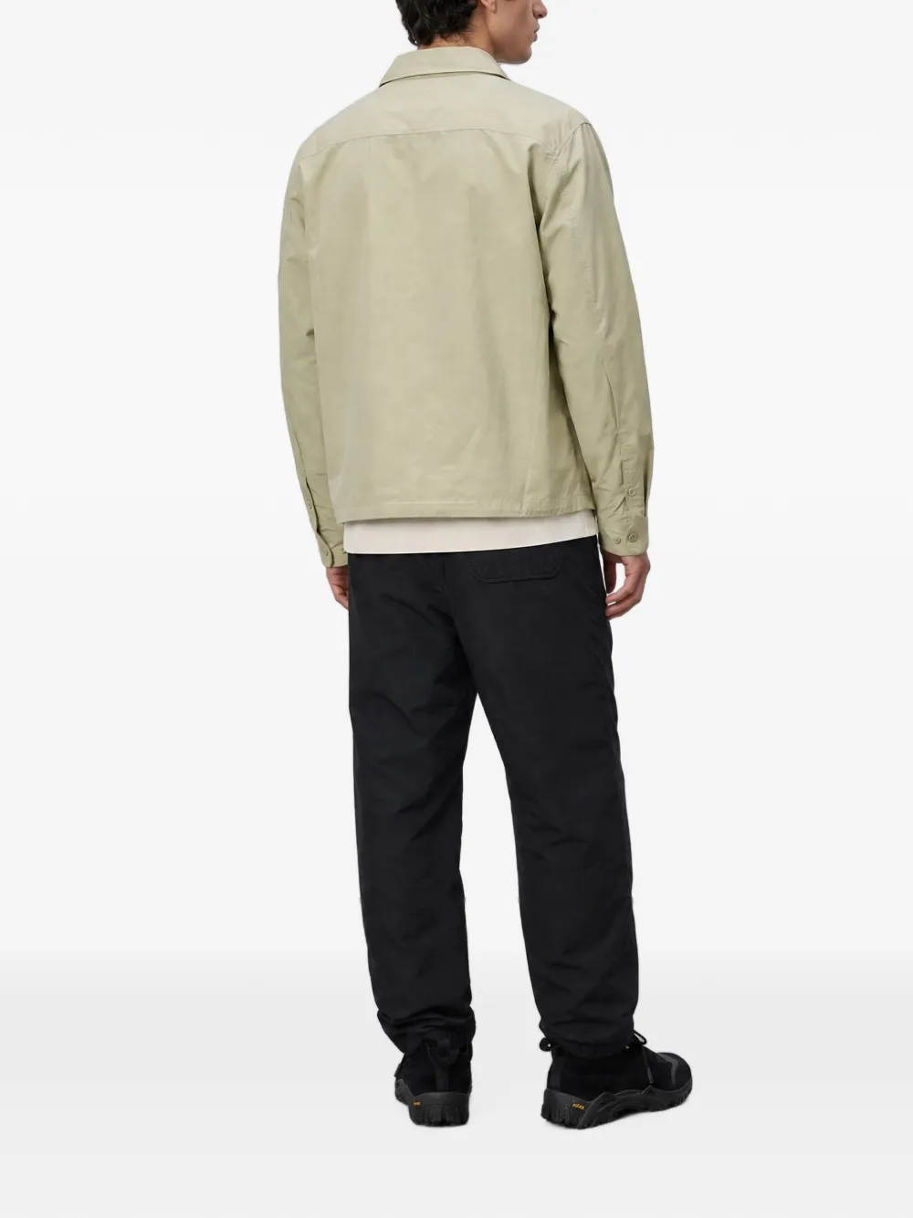 C.P. Company Chrome-R broek met Lens-detail Zwart