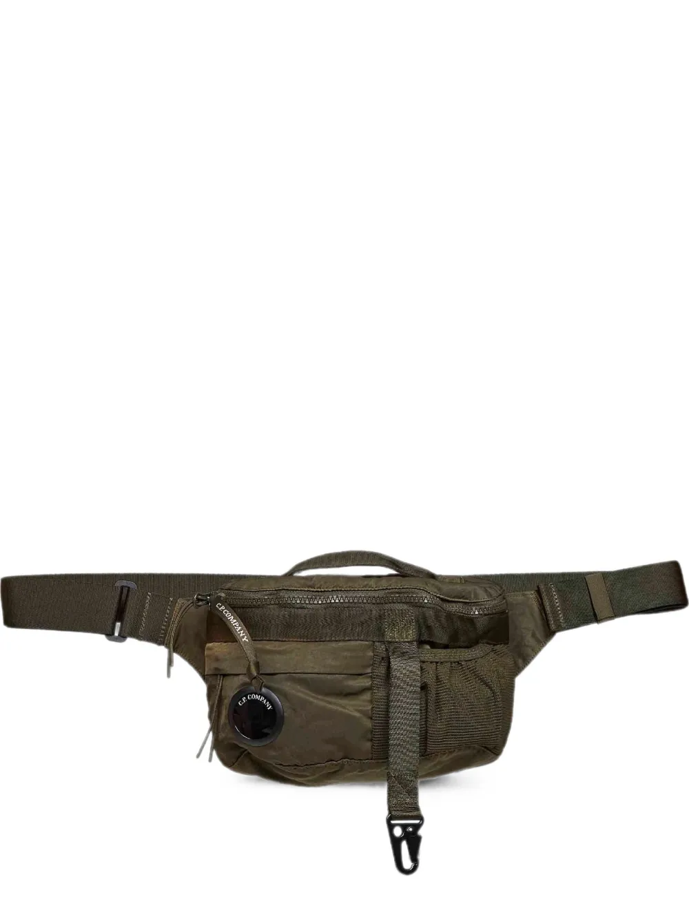 C.P. Company Lens-detail Nylon B belt bag - Green