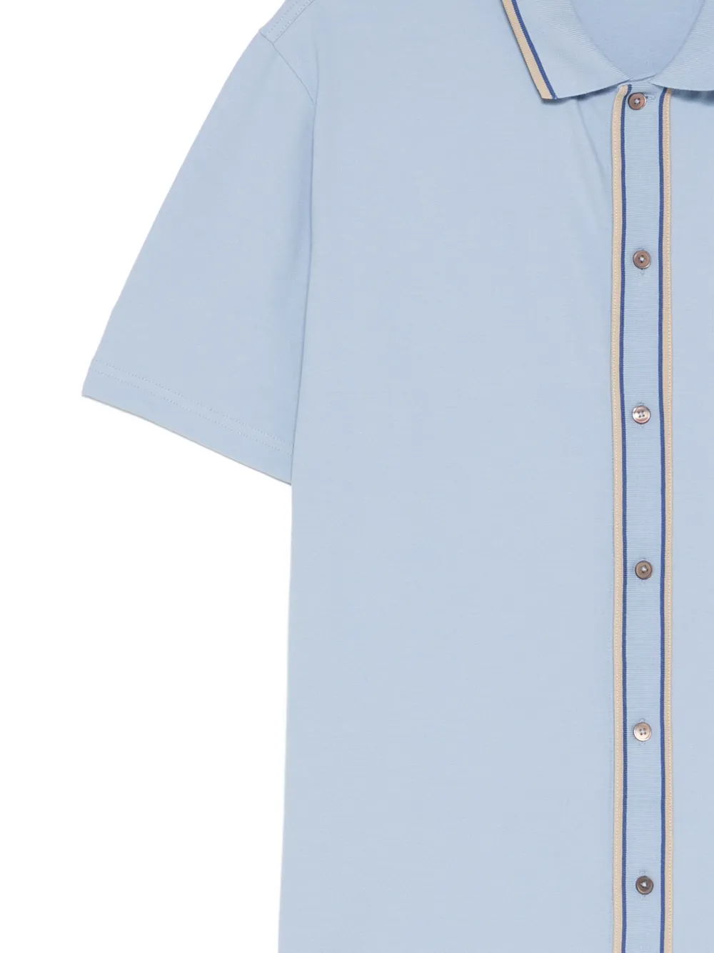 PS Paul Smith Overhemd met contrasterende kraag Blauw