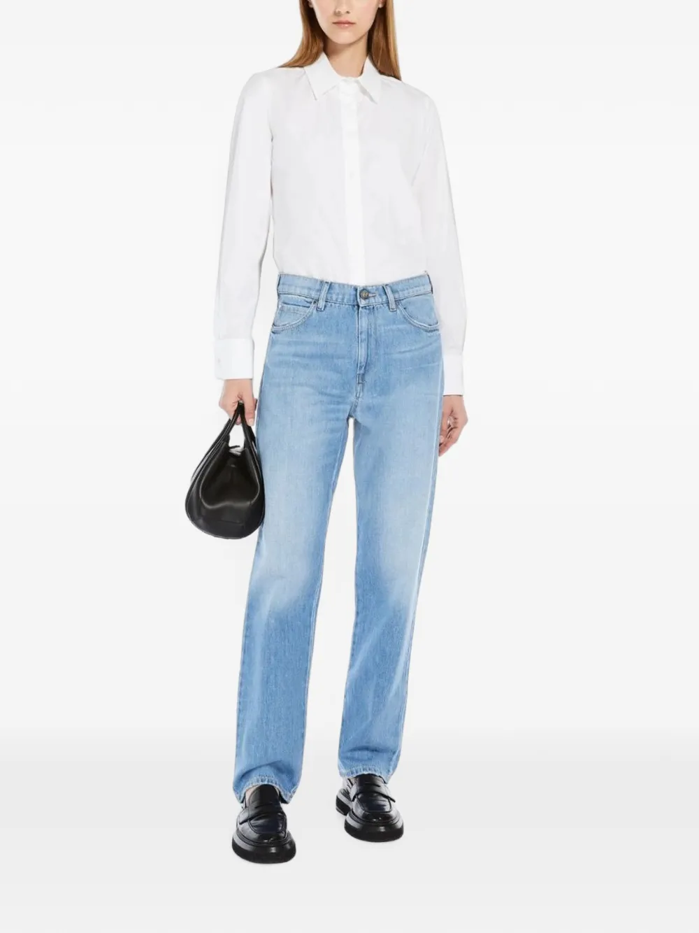 Max Mara Katoenen overhemd Wit