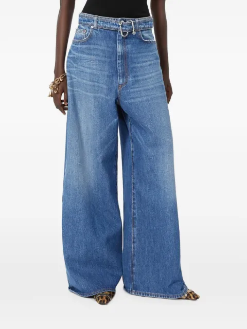 Sportmax belted wide-leg jeans