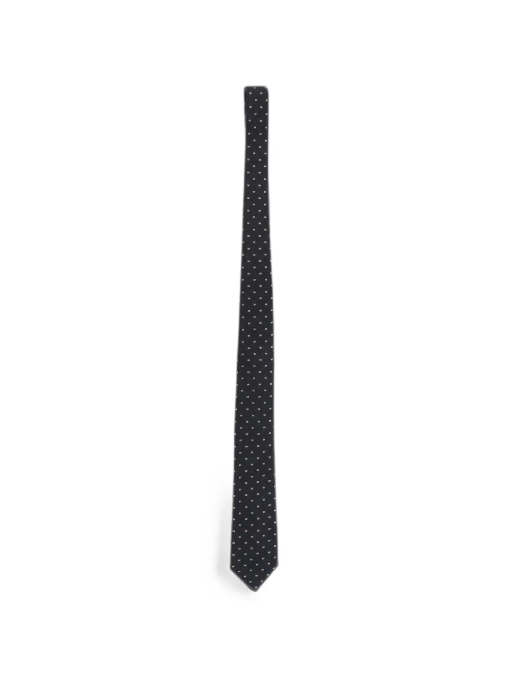 Emporio Armani patterned pointed-tip tie - Nero