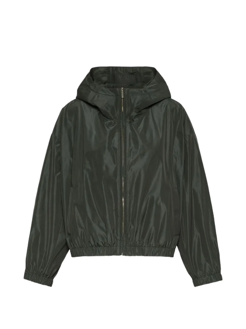 'S Max Mara hooded Eliseo raincoat - Verde