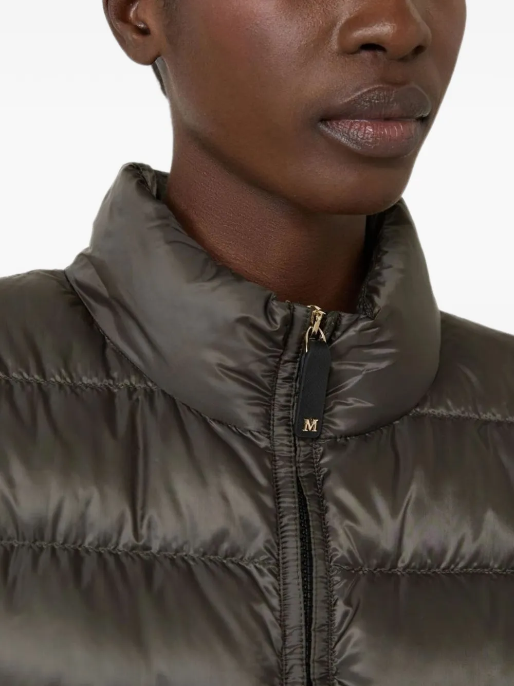 Max Mara Bodywarmer met trekkoord Groen
