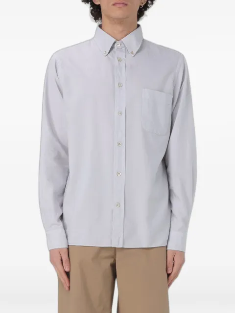 Eleventy button-down chest-pocket shirt