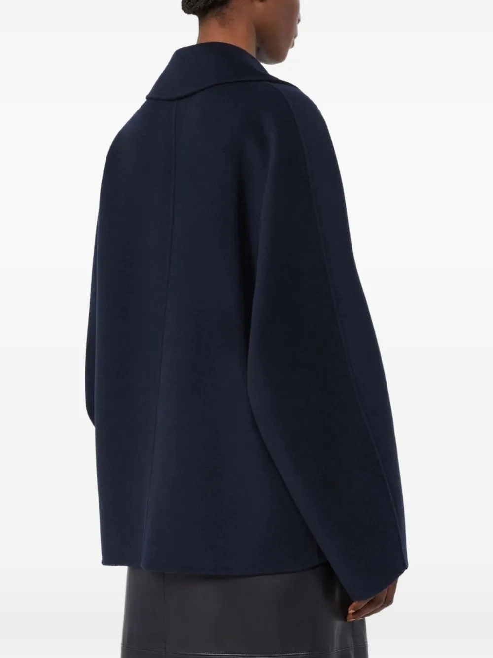 'S Max Mara Jas met dubbele rij knopen Blauw
