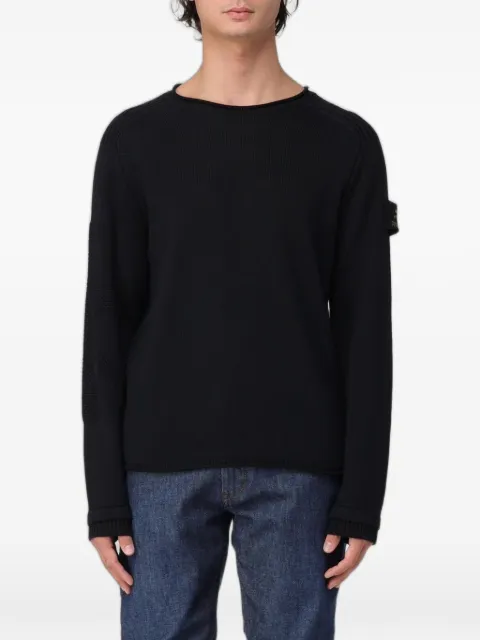 Premiata logo-patch sweater
