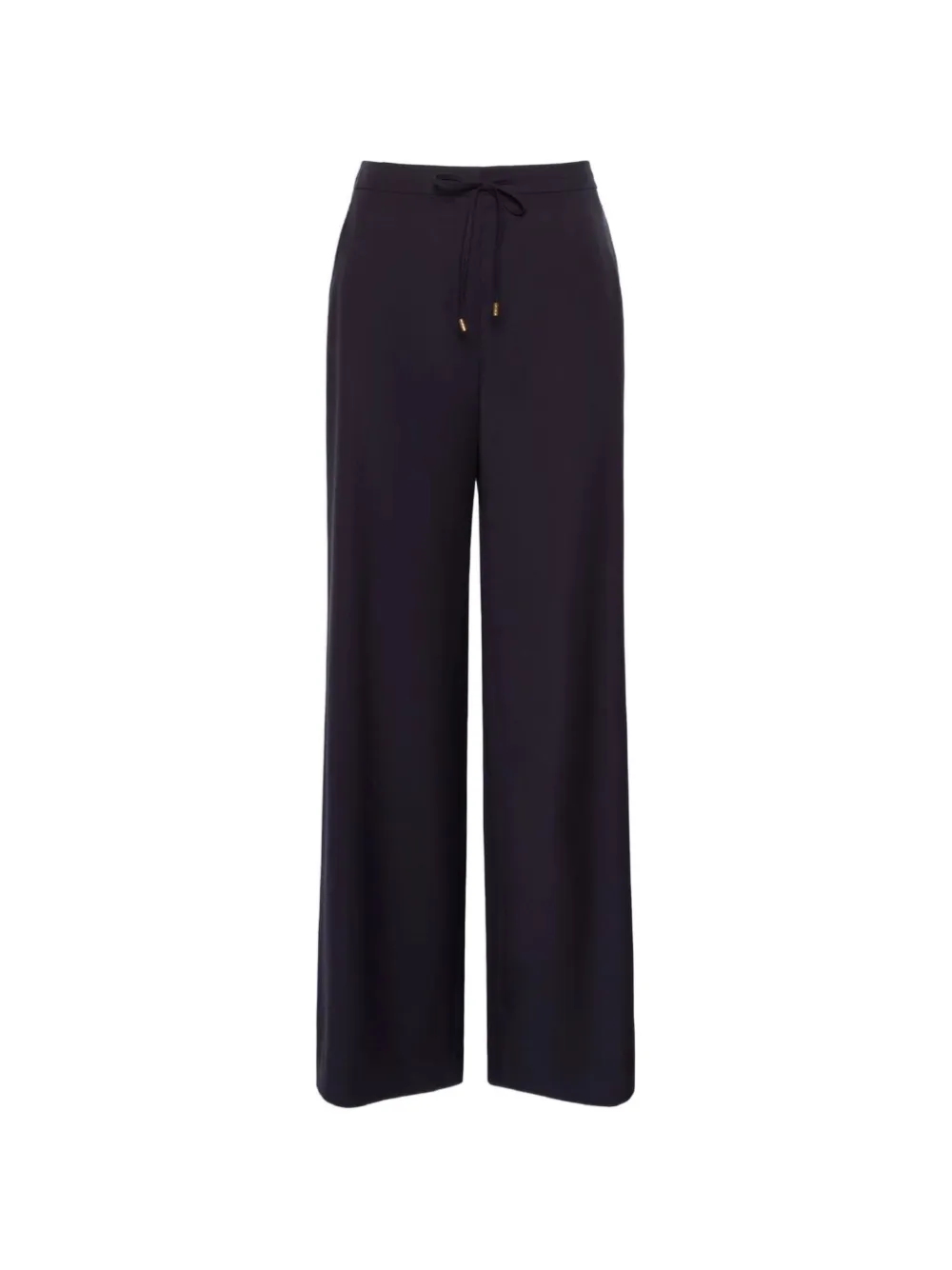 Max Mara drawstring wide-leg trousers - Blu