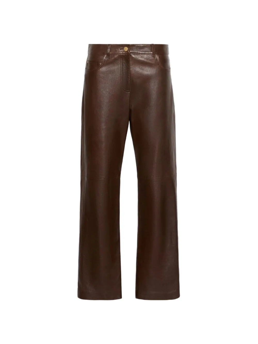 'S Max Mara leather trousers - Brown