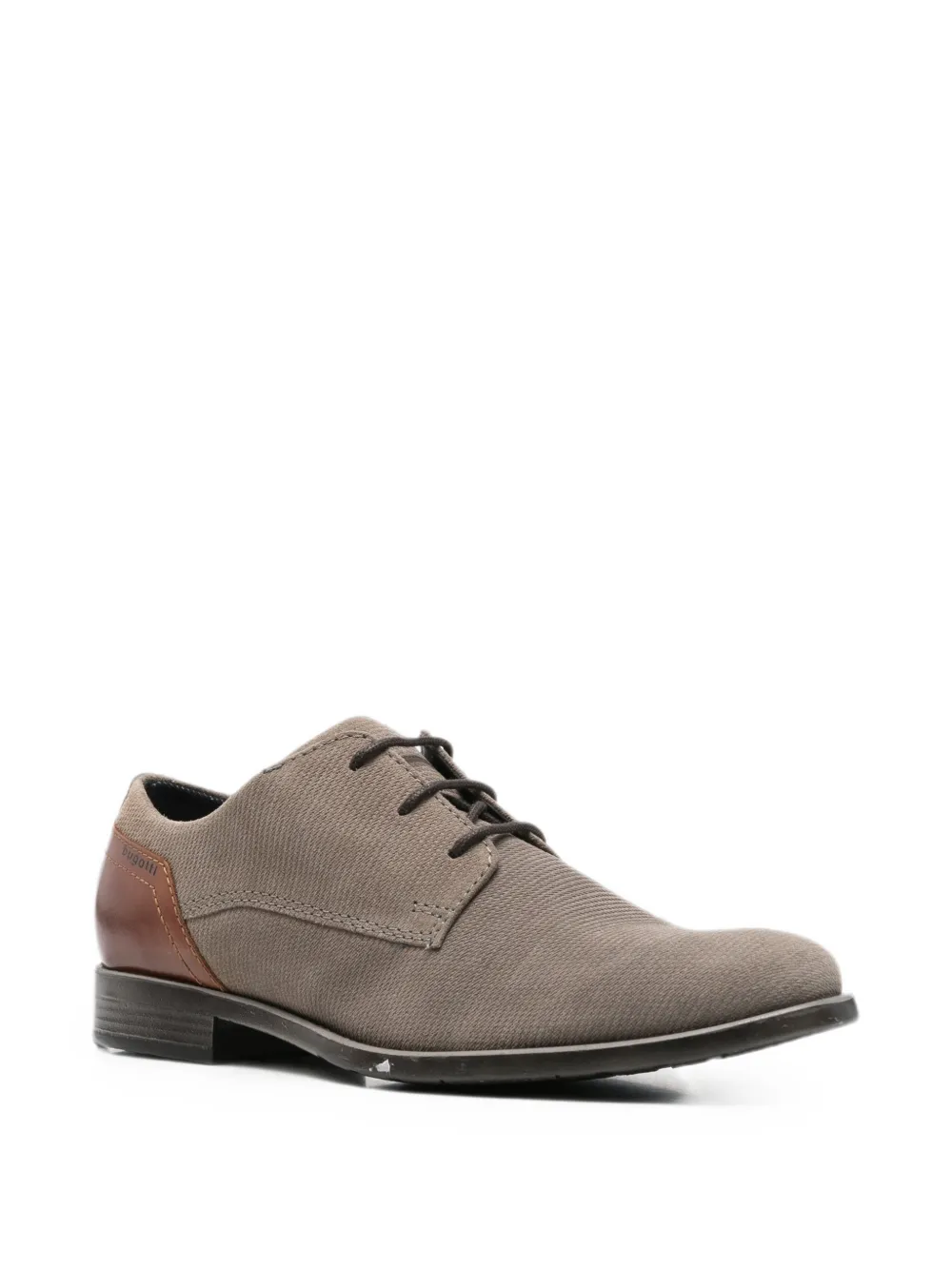 Bugatti Licio contrast-heel Derby shoes Grijs