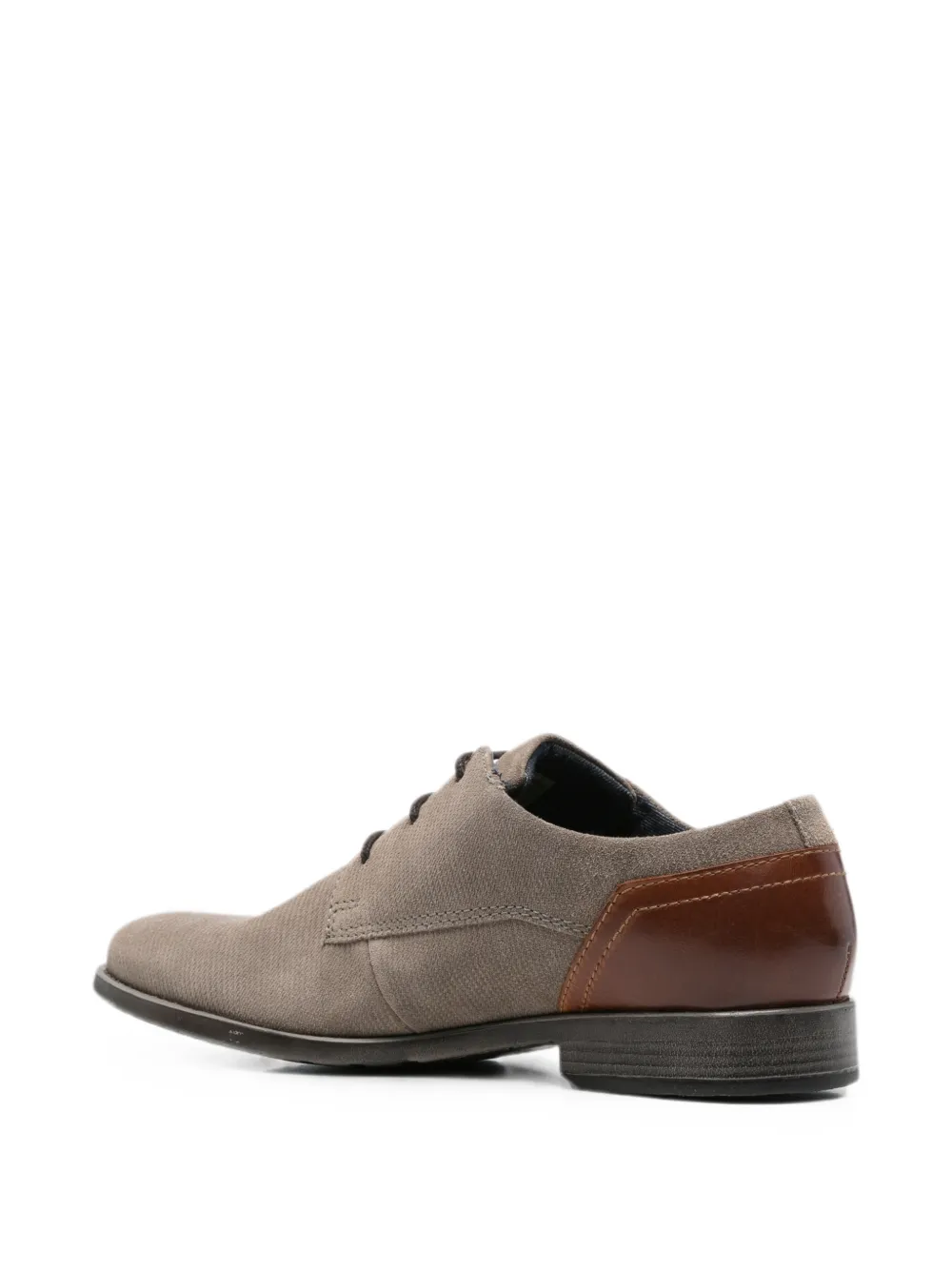 Bugatti Licio contrast-heel Derby shoes Grijs