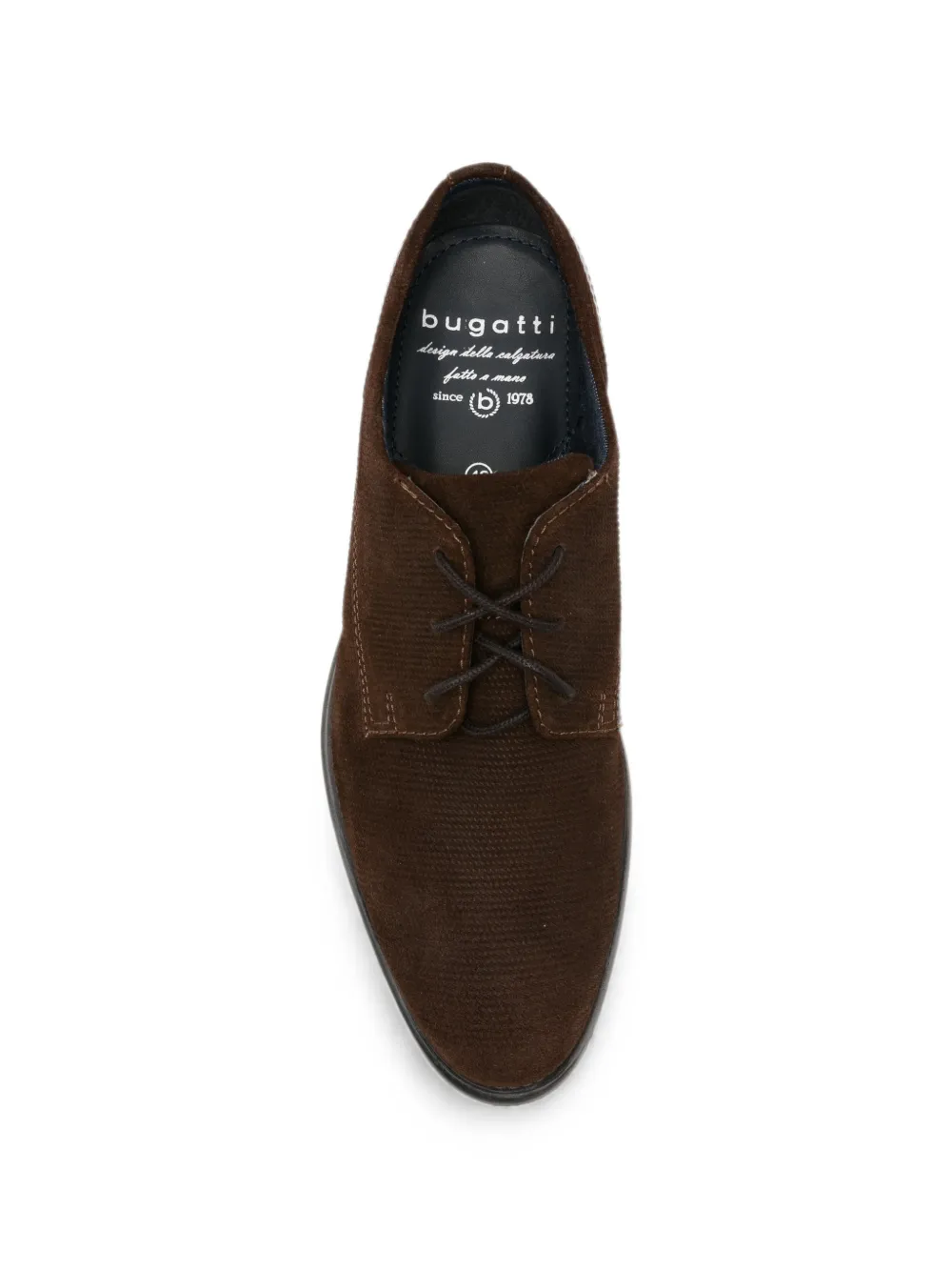 Bugatti perforated panelled Derby shoes Bruin