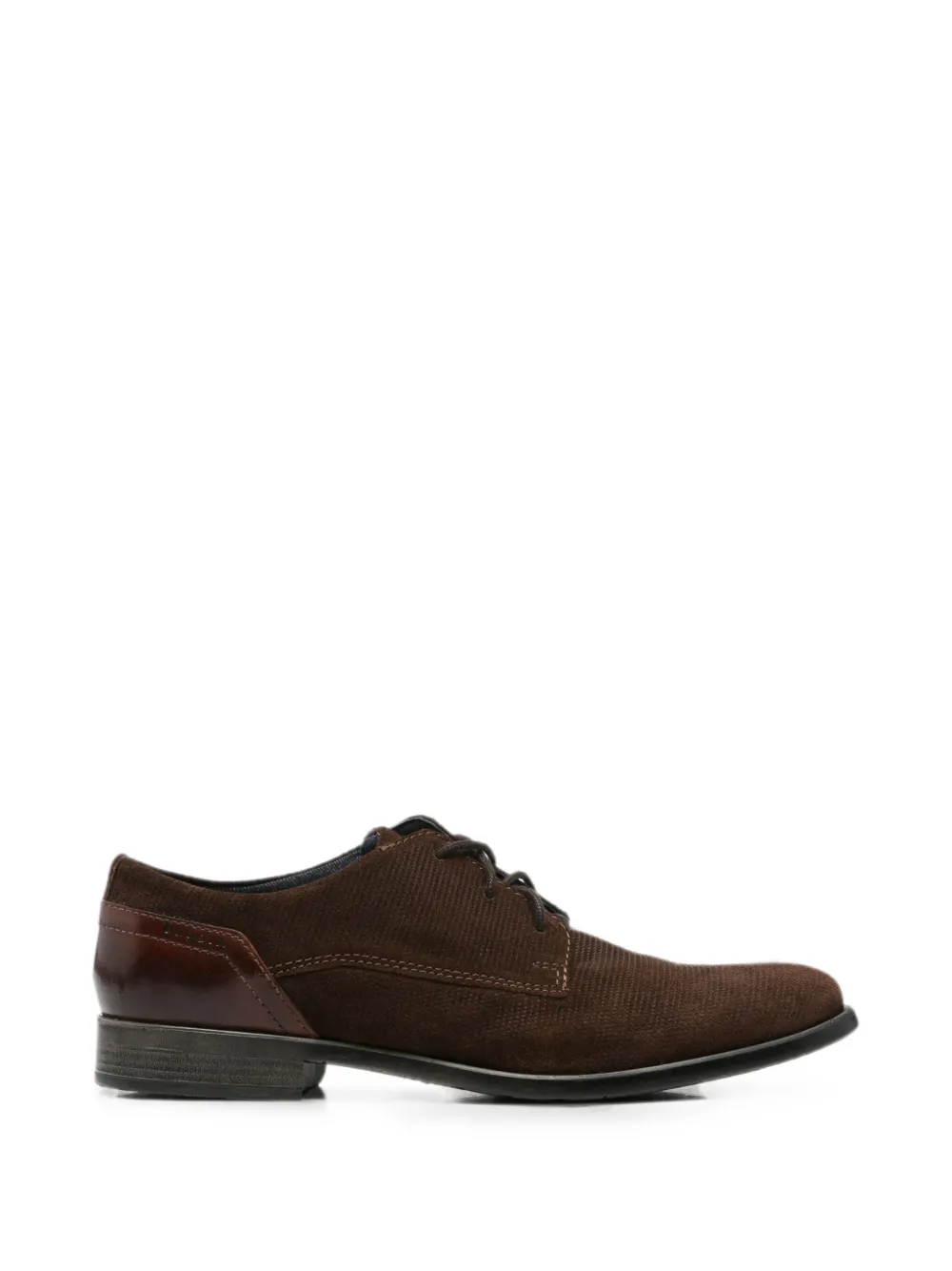 Bugatti perforated panelled Derby shoes Bruin