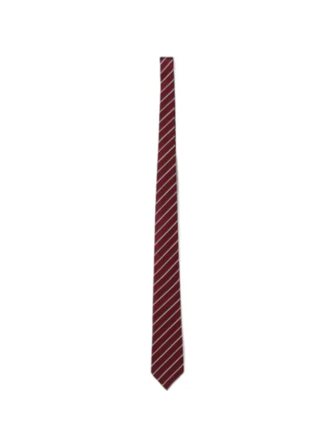 Emporio Armani striped silk tie