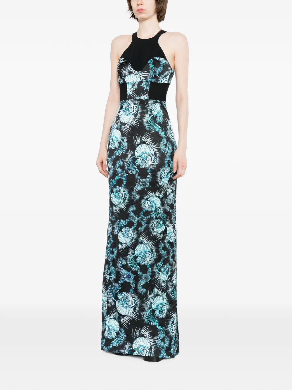 Just Cavalli Jurk met schelpen-print Zwart