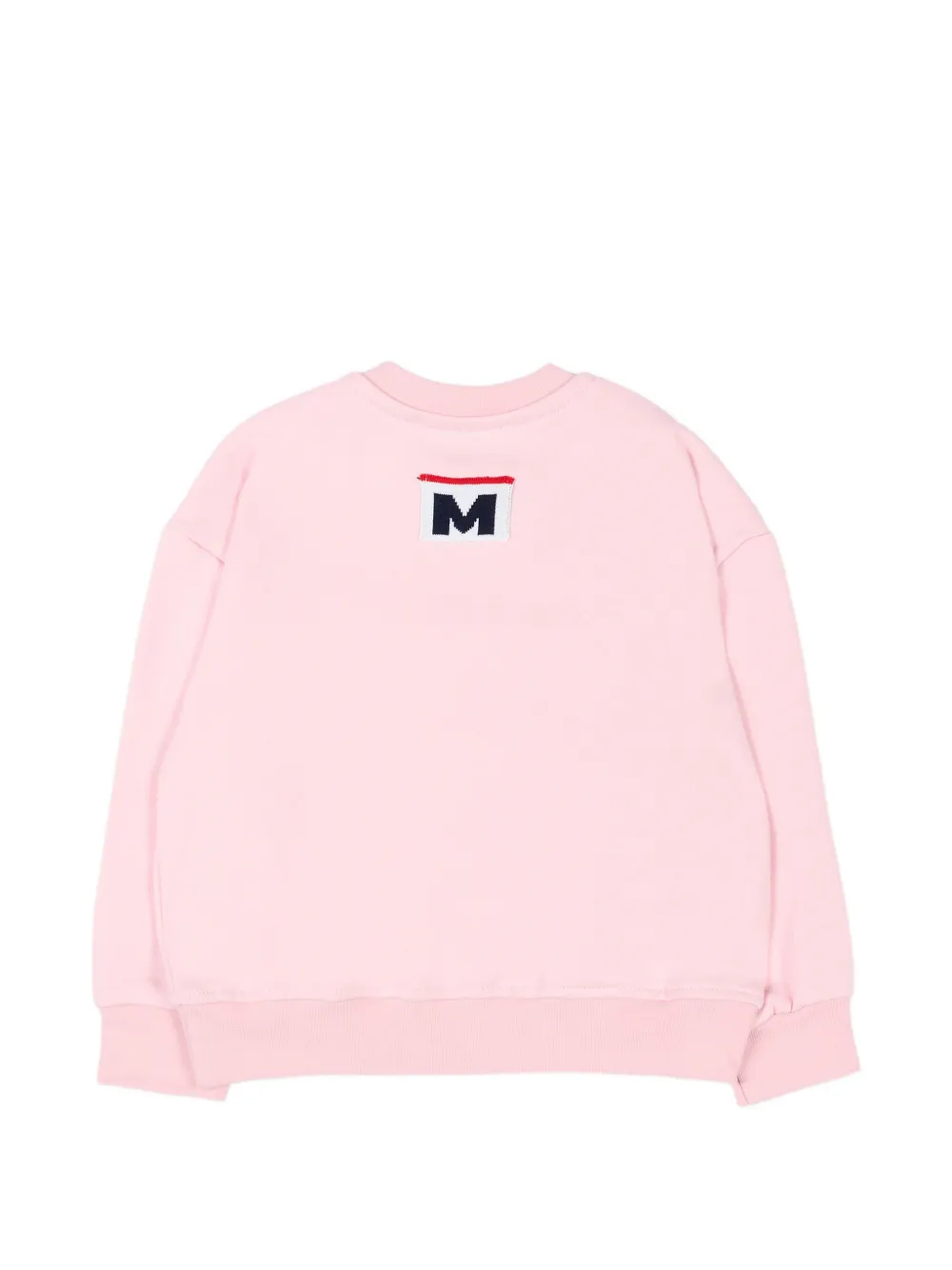 MSGM Kids logoprinten trui met drukknopen Roze