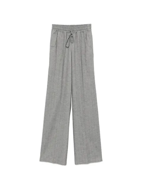 Kiton herringbone-pattern drawstring trousers