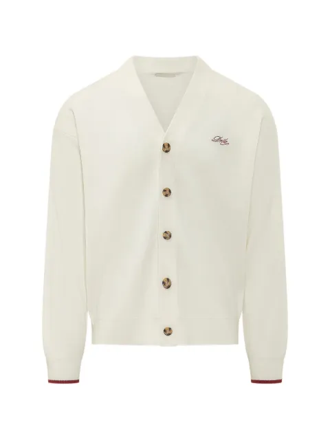 Drôle De Monsieur Funny embroidered-logo cardigan