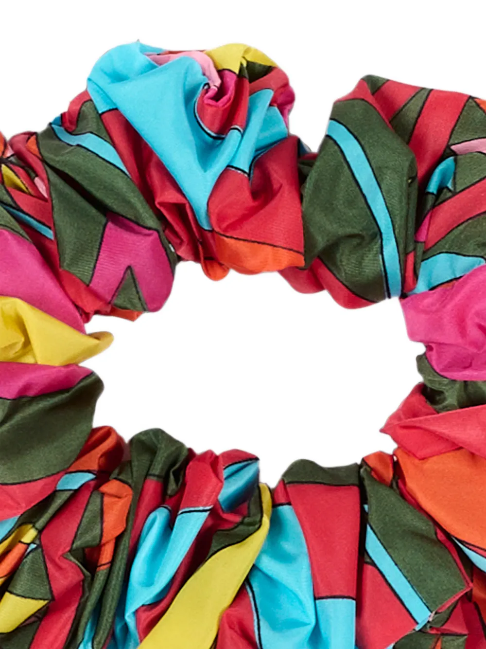 PUCCI Junior Scrunchie met abstracte print Rood