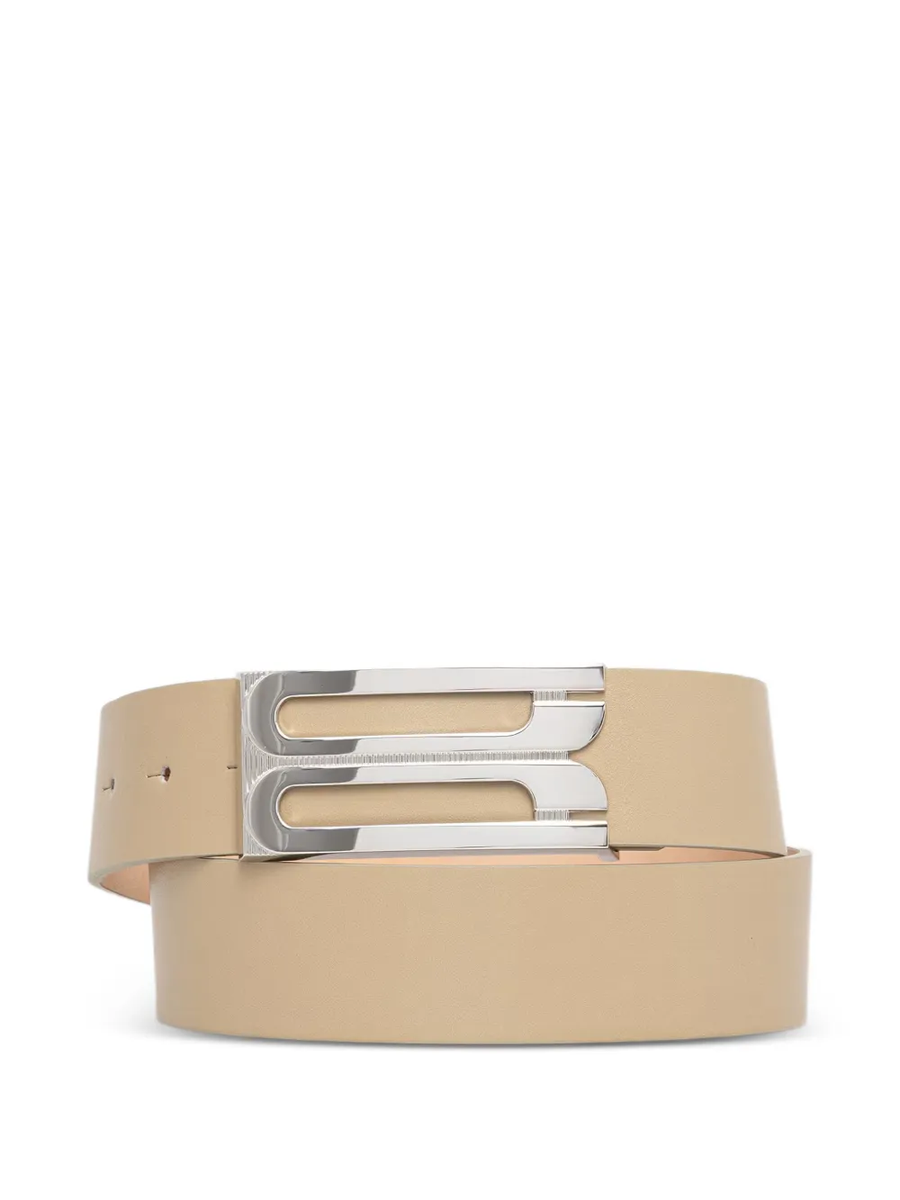 Victoria Beckham buckled leather belt - Neutrals
