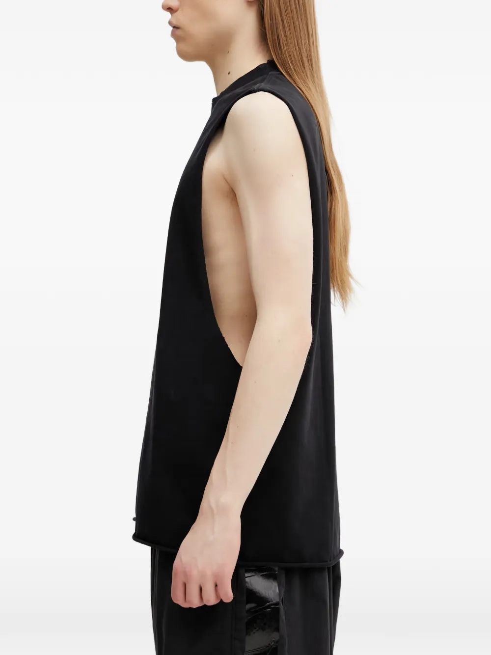 VETEMENTS Tanktop met kruis-patch Zwart