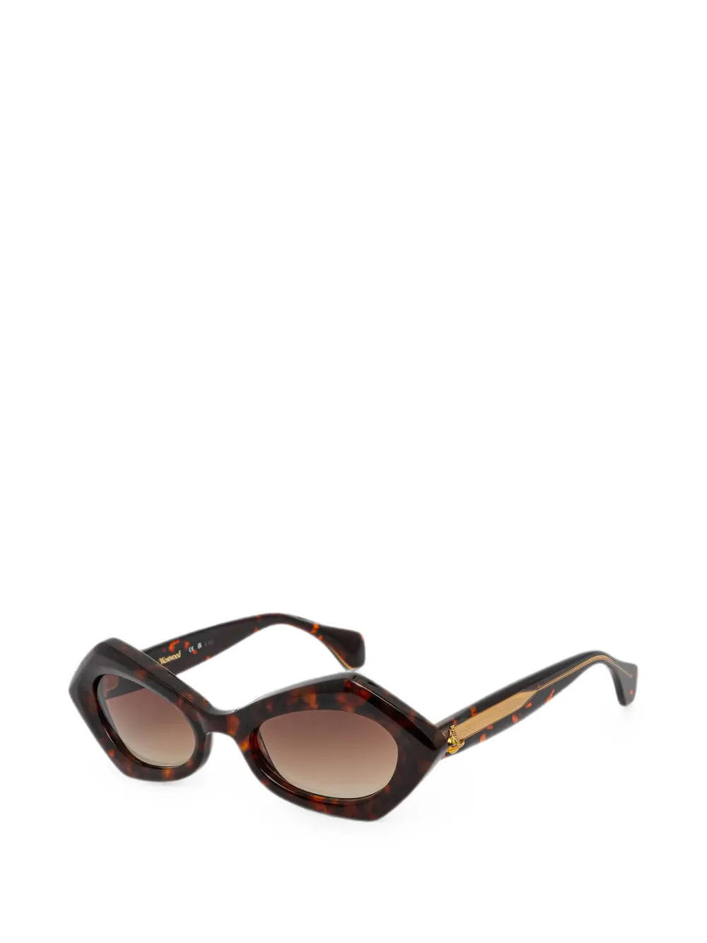 Vivienne Westwood Milano zonnebril Bruin