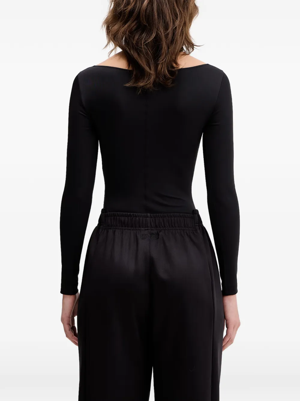 VETEMENTS Body met sweetheart hals Zwart