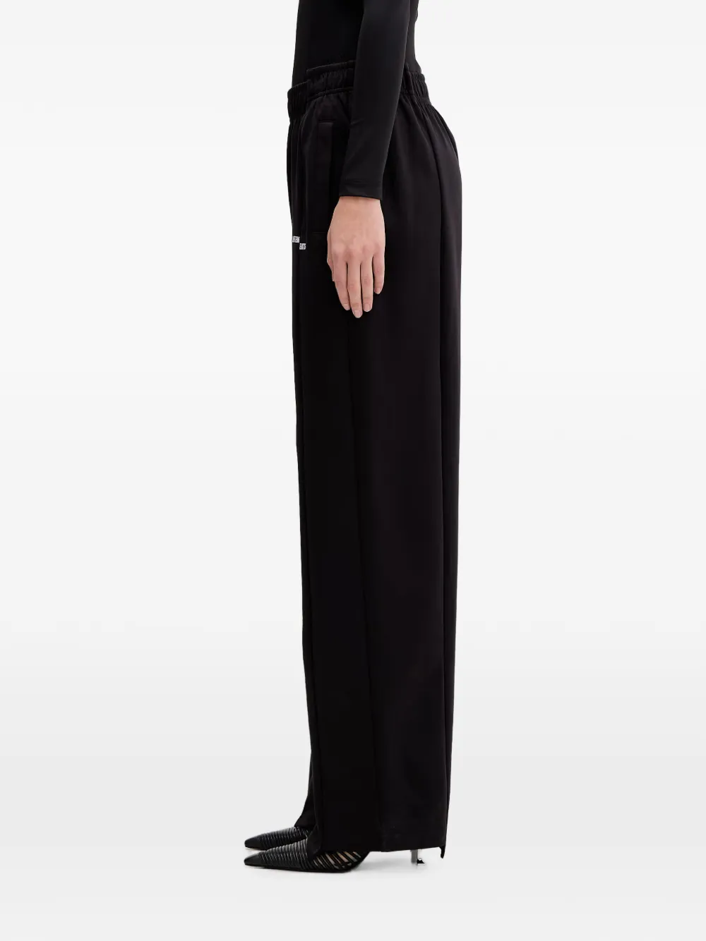 VETEMENTS Trainingsbroek met logoprint Zwart
