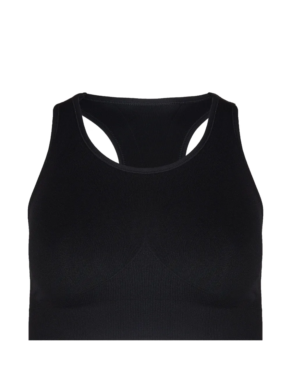 Sweaty Betty Ribbed-knit Racerback Sports Bra In Black