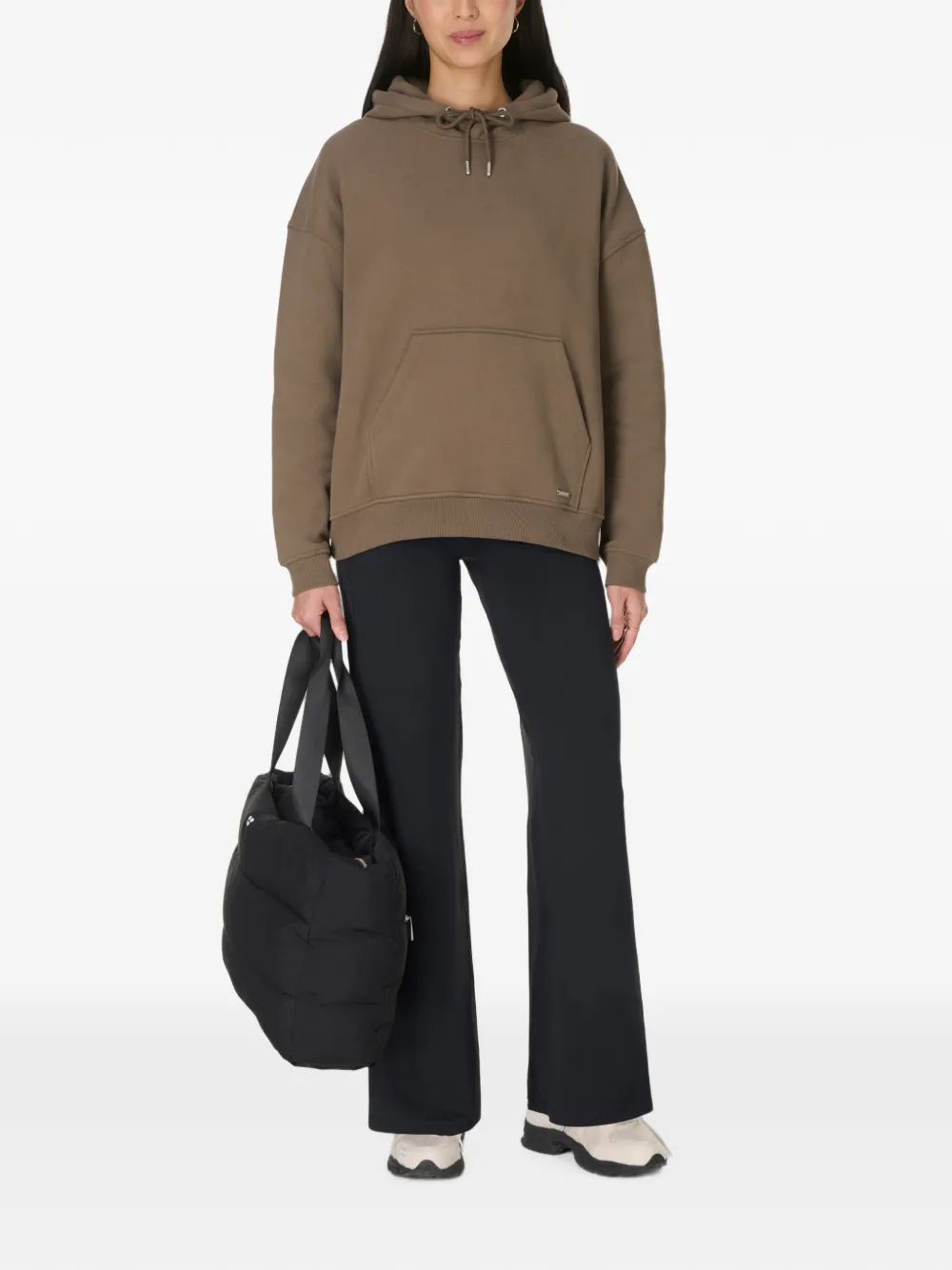 Sweaty Betty Premium hoodie met trekkoord en buidelzak Bruin