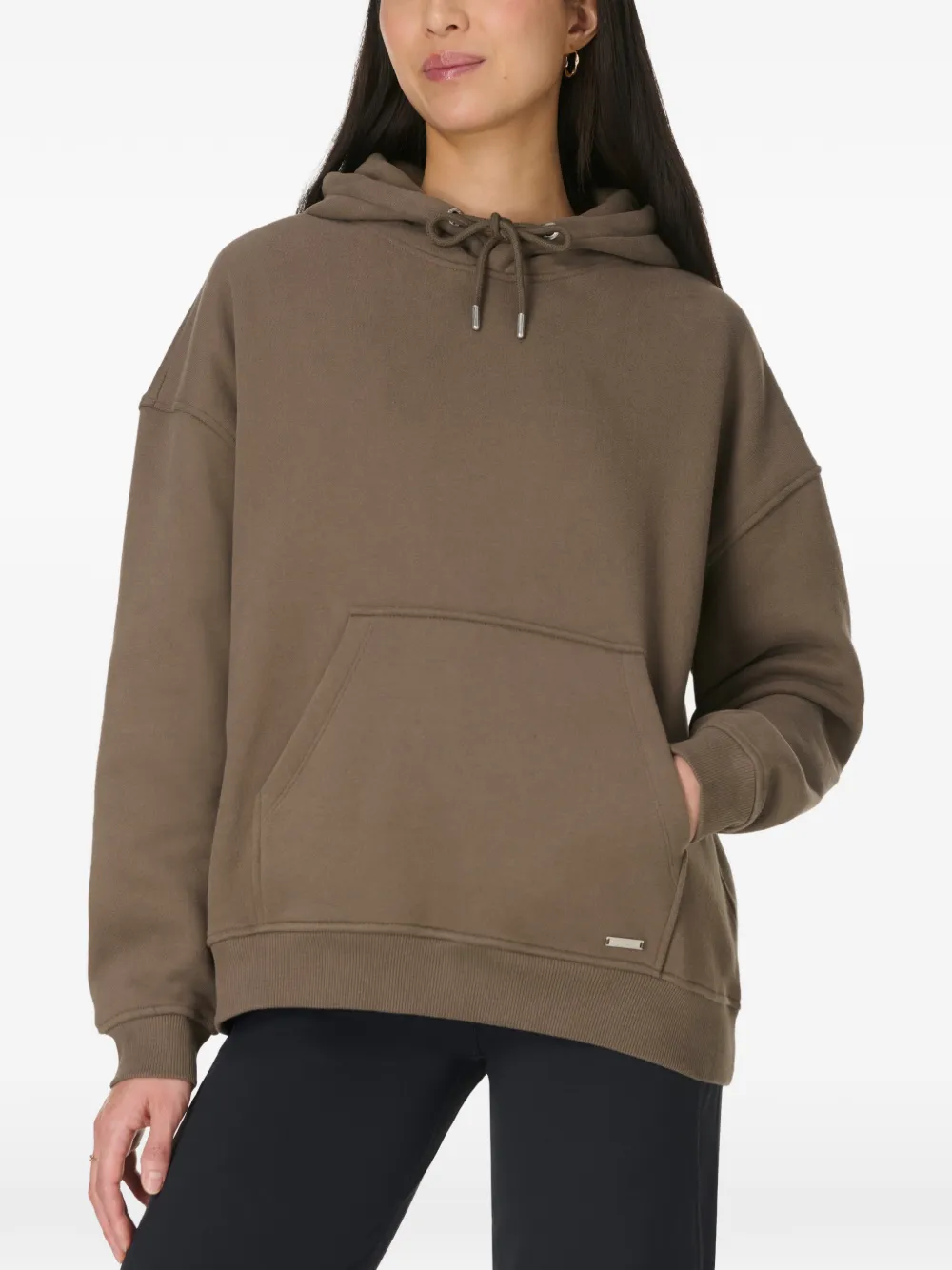 Sweaty Betty Premium hoodie met trekkoord en buidelzak Bruin