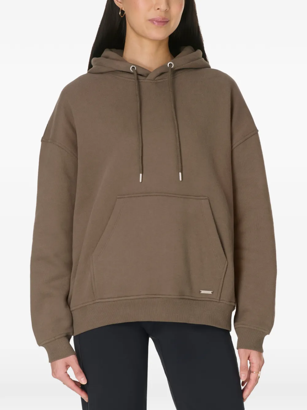 Sweaty Betty Premium hoodie met trekkoord en buidelzak Bruin