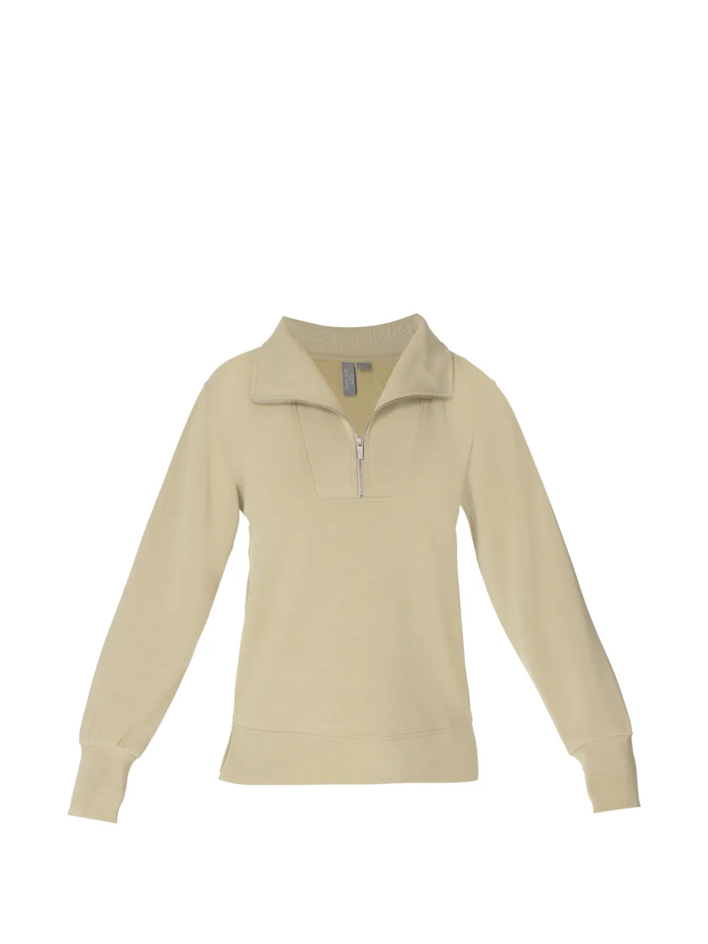 Sweaty Betty Felpa Sand Wash con zip - Verde