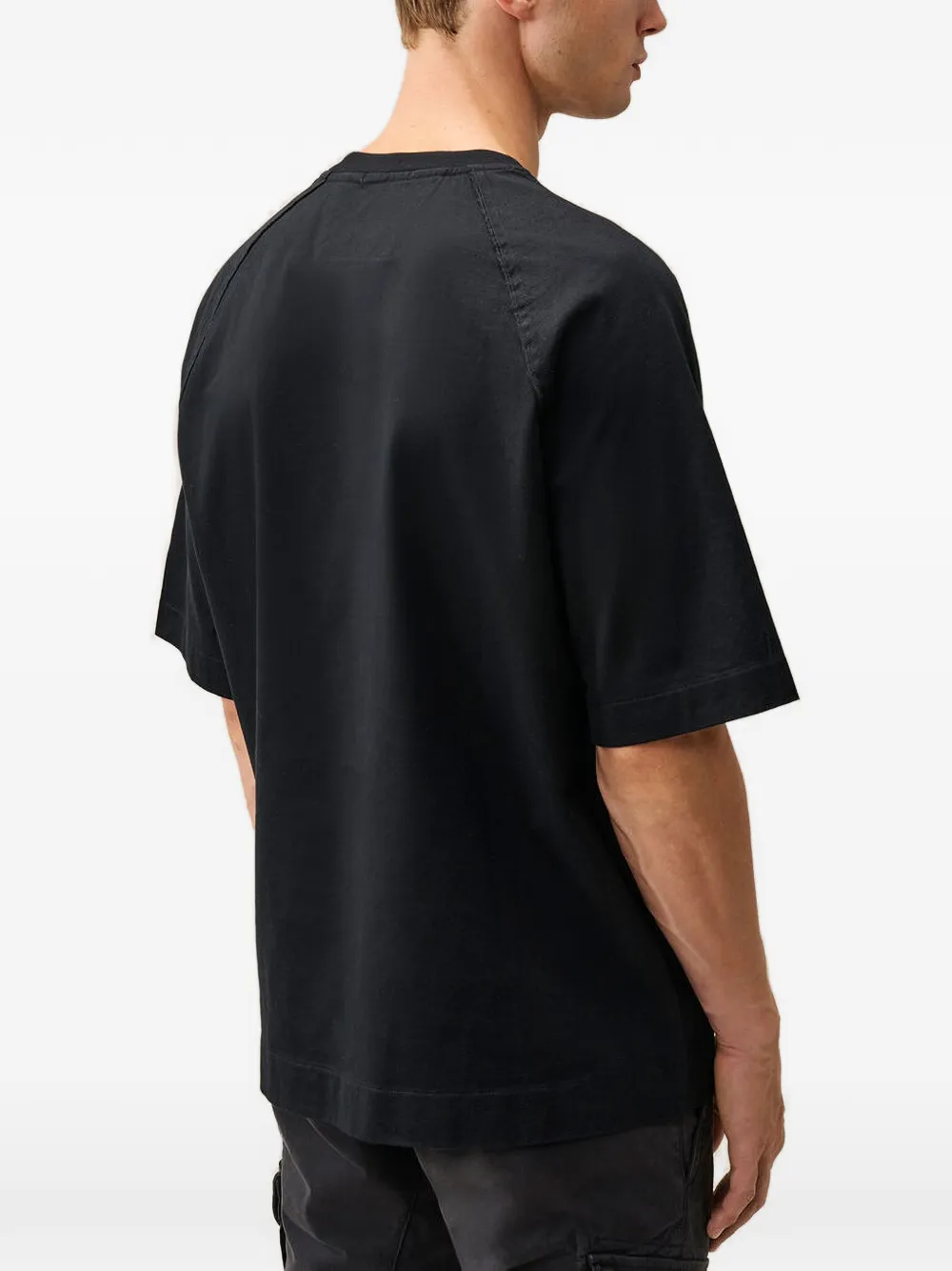 C.P. Company Lens T-shirt met raglan mouwen Zwart